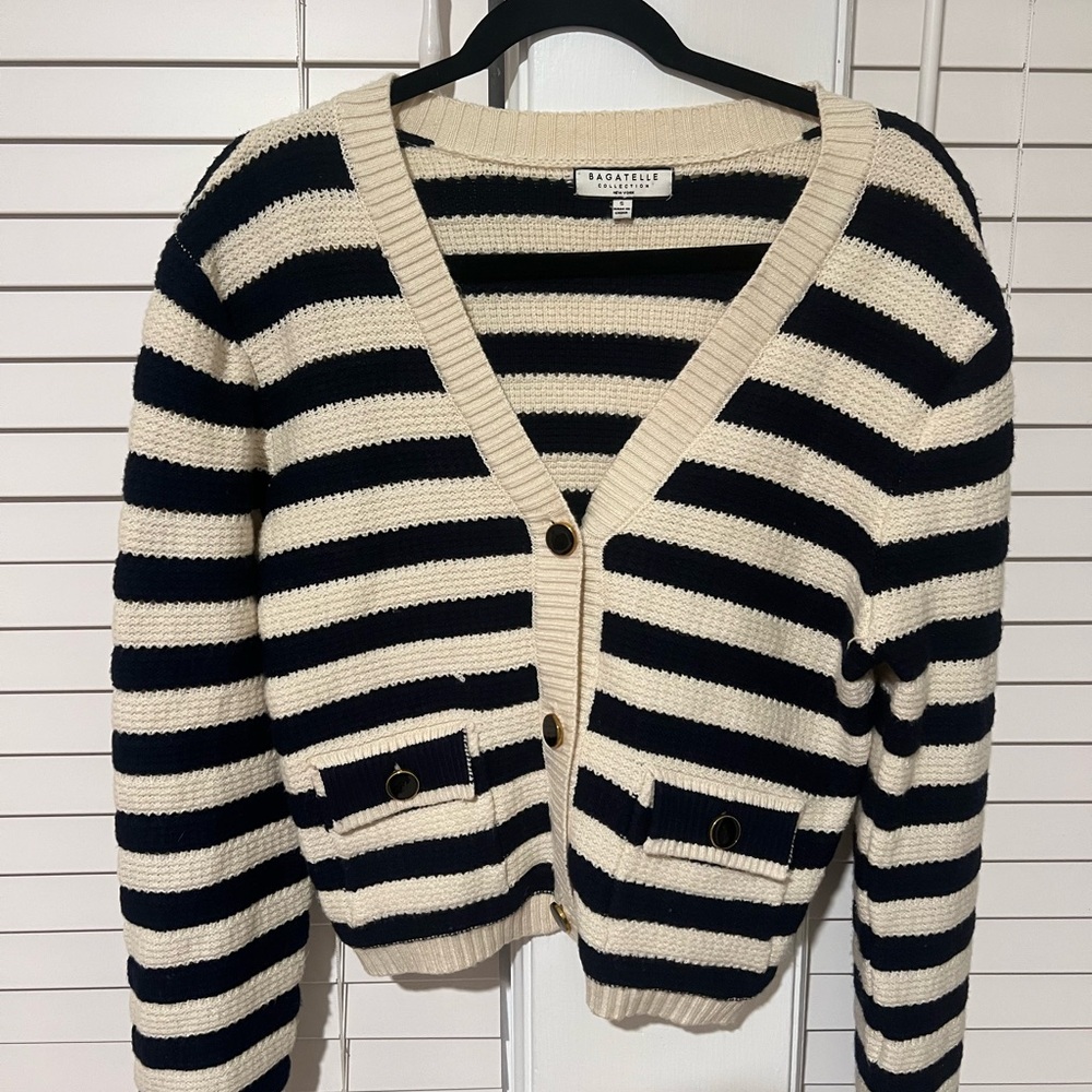 Boutique V-Neck Cardigan Sweater